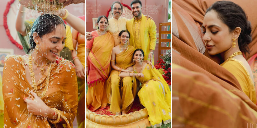 Dazzlerr: Nagarjuna Shares First Look at Naga Chaitanya and Sobhita Dhulipala’s Stunning Traditional Wedding!