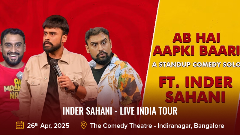 Inder Sahani - Live India Tour