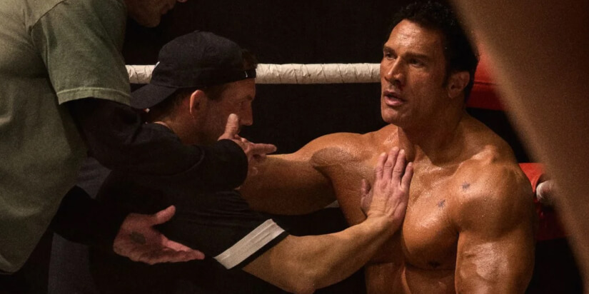 Dwayne Johnson fights