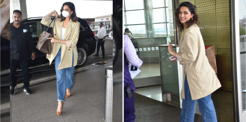 Casual outfit with a coat and jeans