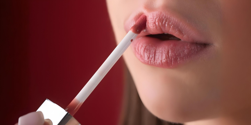 Finish With a Glossy Lip