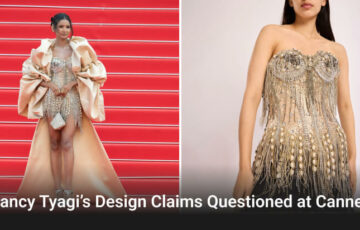 Nancy Tyagi called out for allegedly not designing her own Cannes 2025 outfit