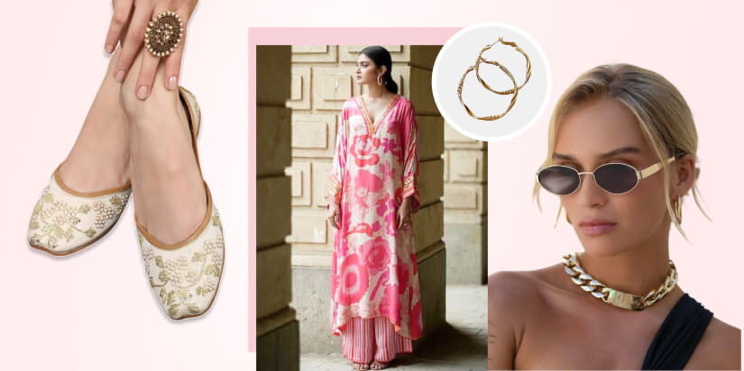 Summer Glow_ Kaftan with Skirt