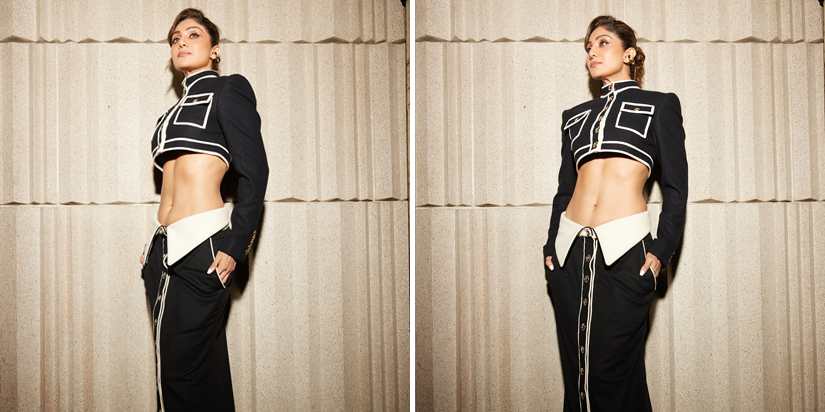 Unique Collar Design and Skirt