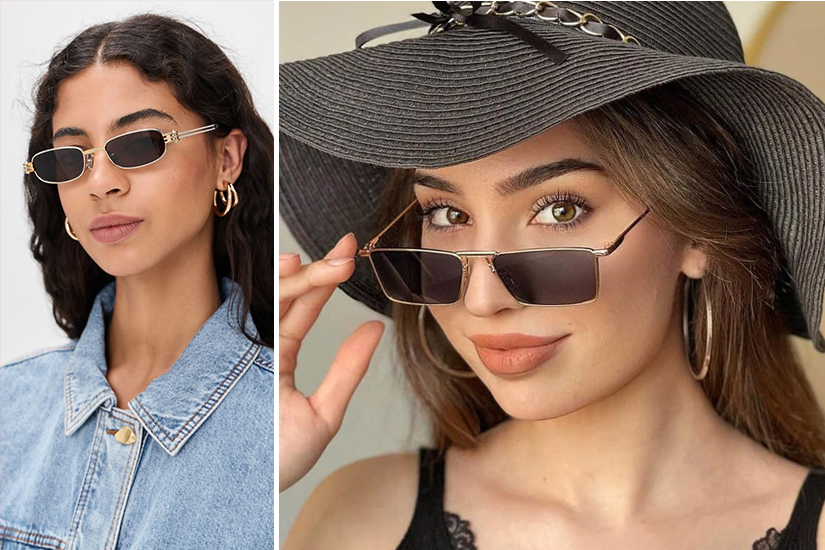 Slim Metal Sunglasses