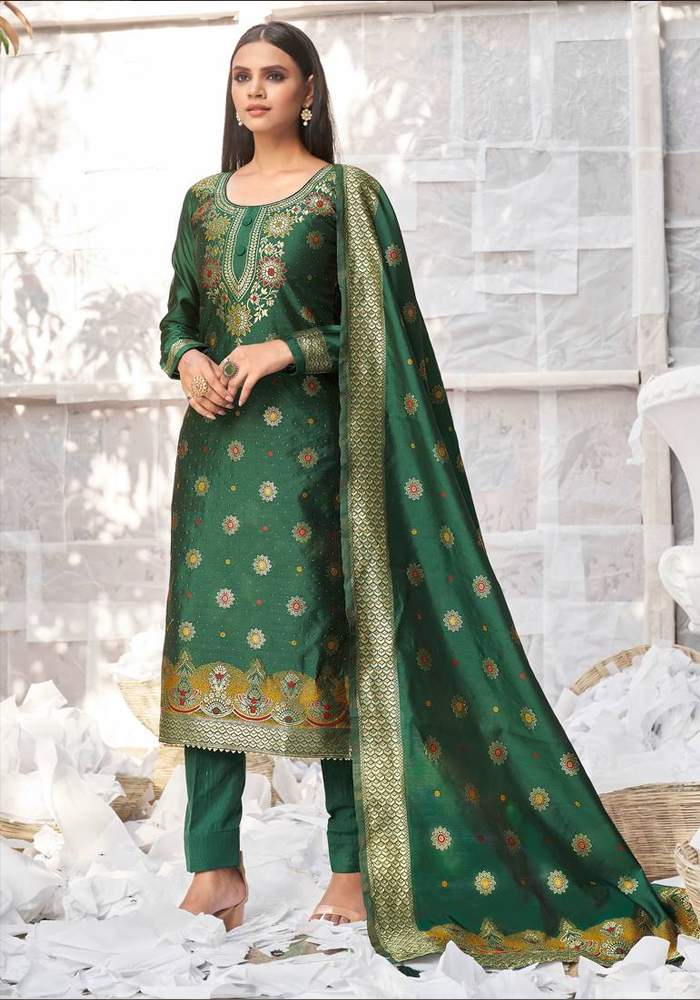 Banarasi Silk Suit