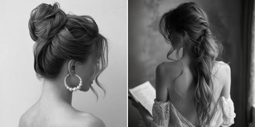 Side Profile with Hair Covering