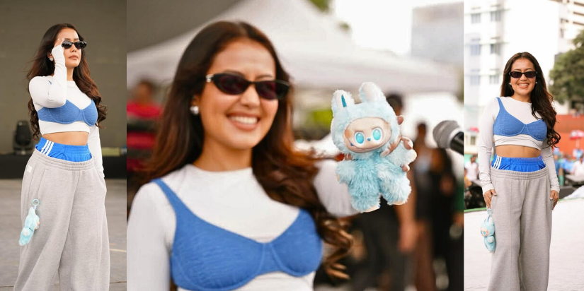 Neha Kakkar with Labubu