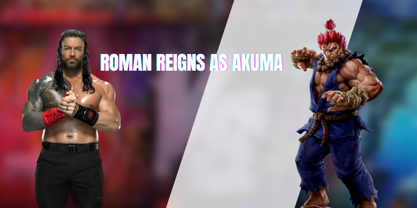 Roman Reigns as Akuma