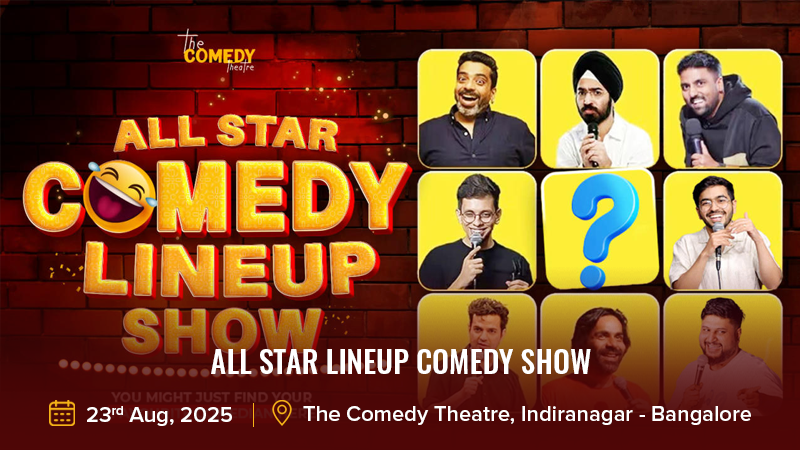 All Star Lineup Comedy Show banner