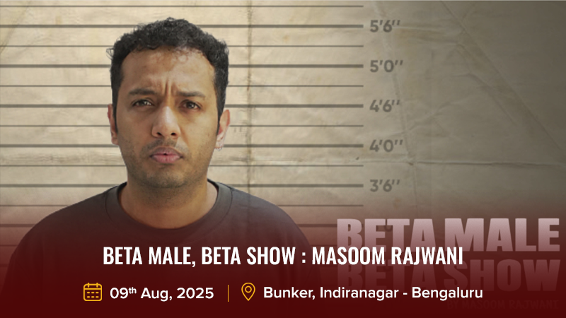 Beta Male, Beta Show : Masoom Rajwani Banner