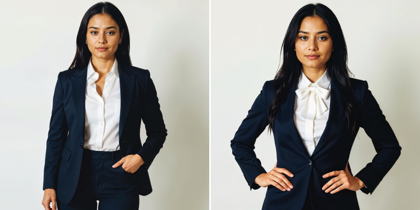 Day 2_ Modern Power Suit for a Video Conference