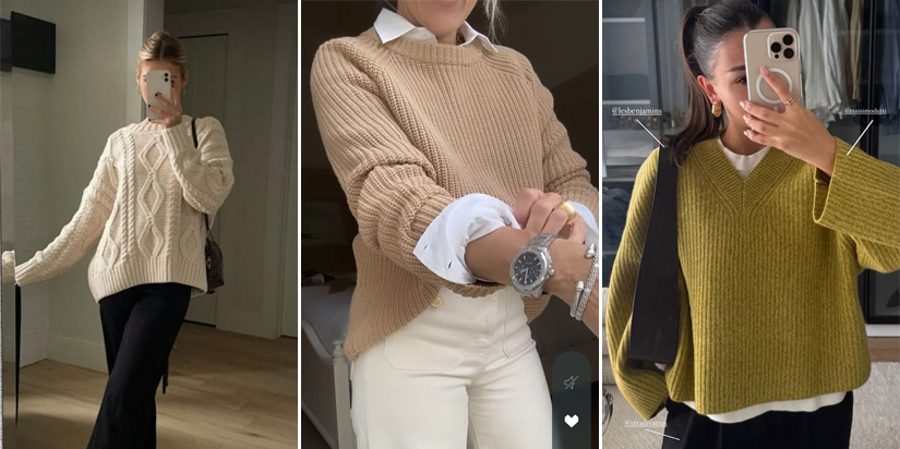 Stylish and Cozy neutral coloured sweater