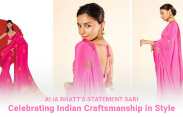 Alia Bhatt Festive Sari