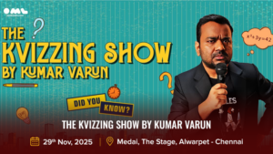 The KVizzing Show by Kumar Varun Banner