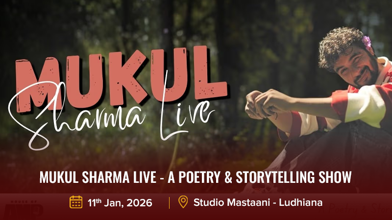 Mukul Sharma Live - A Poetry & Storytelling Show