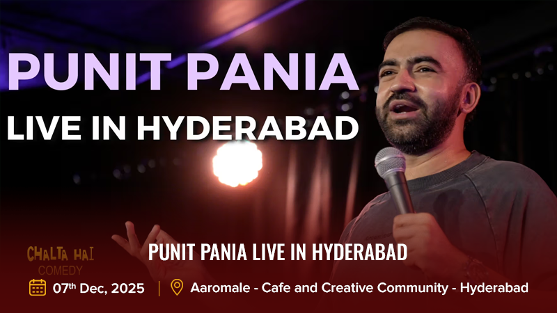 Punit Pania Live in Hyderabad