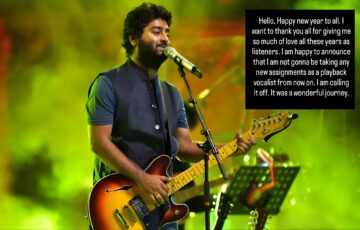 Feature Image showing Indian playback singer Arijit Singh
