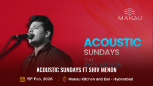 Acoustic Sundays ft Shiv Menon 22 Feb