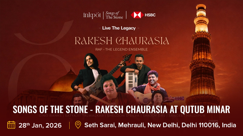 Songs of The Stone - Rakesh Chaurasia at Qutub Minar